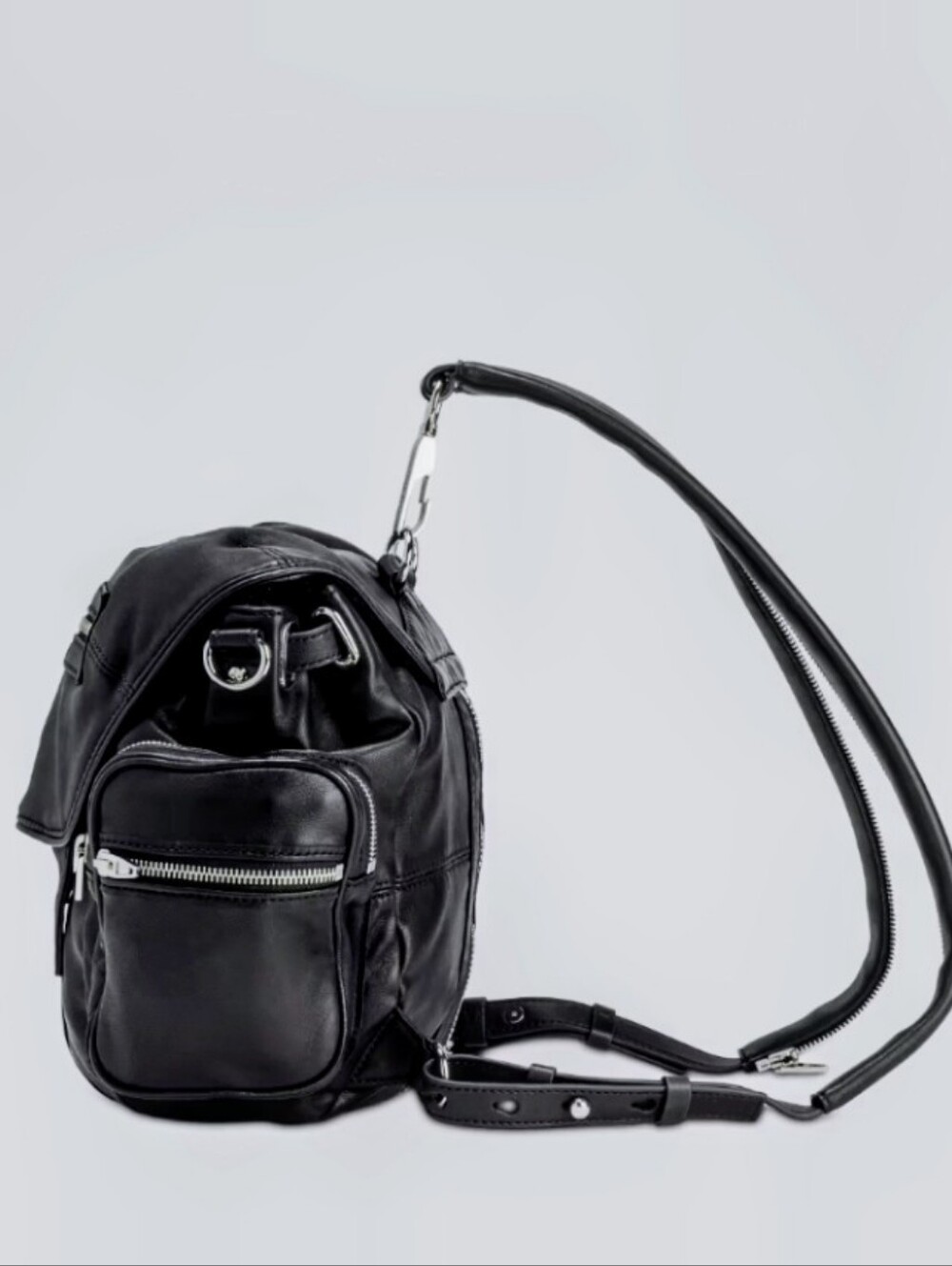 Alexander Wang Black Leather Marti Converible Backpack - Picture 6 of 15